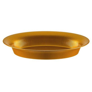11" x 16" Gold Oval Bowl