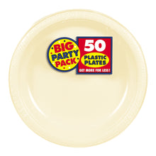 Load image into Gallery viewer, Party Pack Plastic Dessert Plates 50ct
