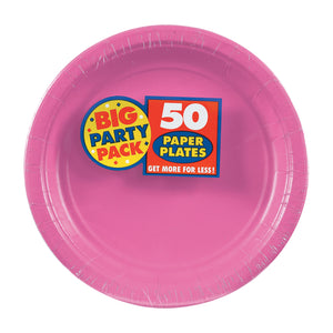 Party Pack Paper Dessert Plates 50ct