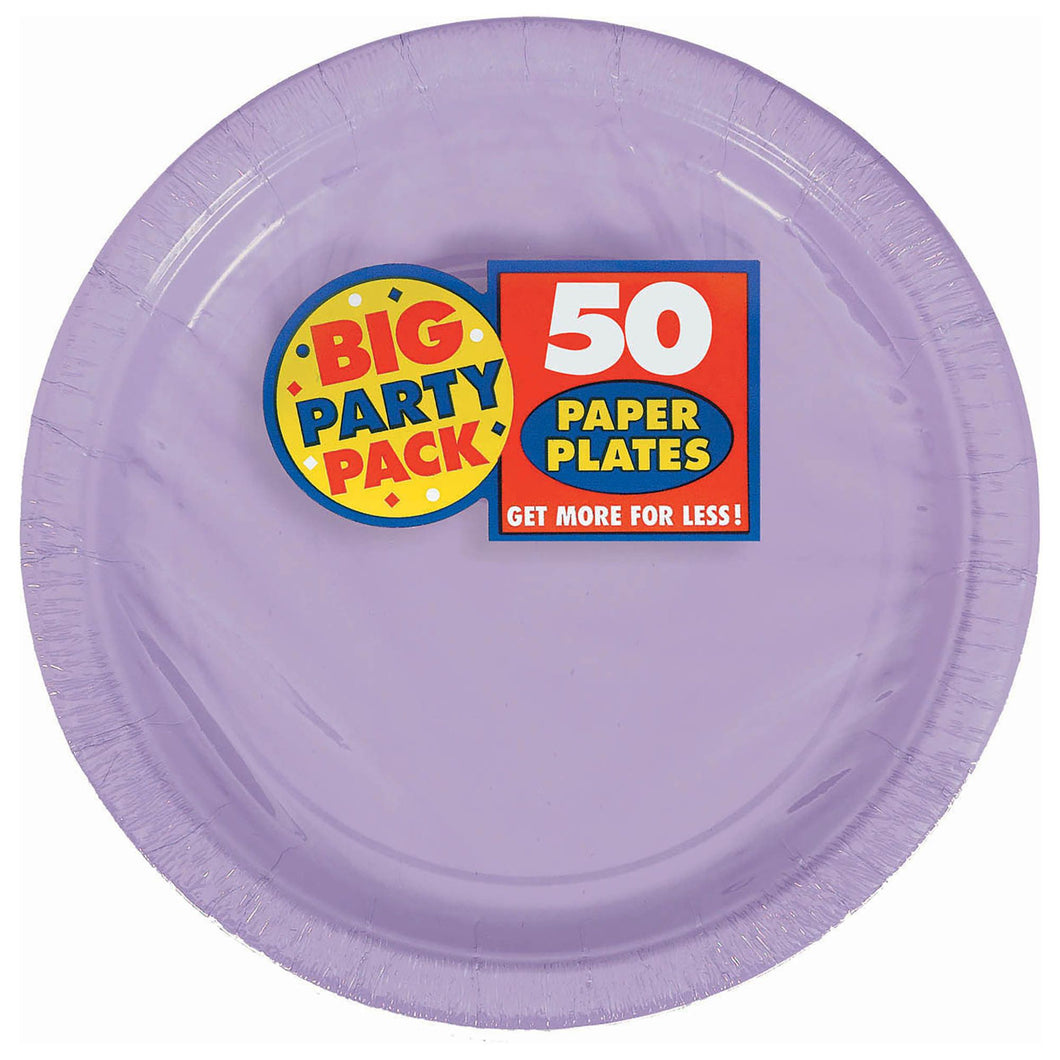 Party Pack Paper Lunch Plates 50ct