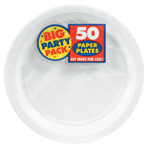 Party Pack Paper Lunch Plates 50ct