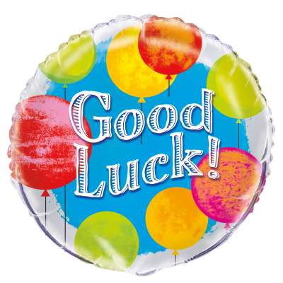 18" Bright Good Luck Balloon