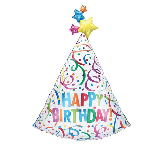 Supershape Birthday Bash Hat Balloon