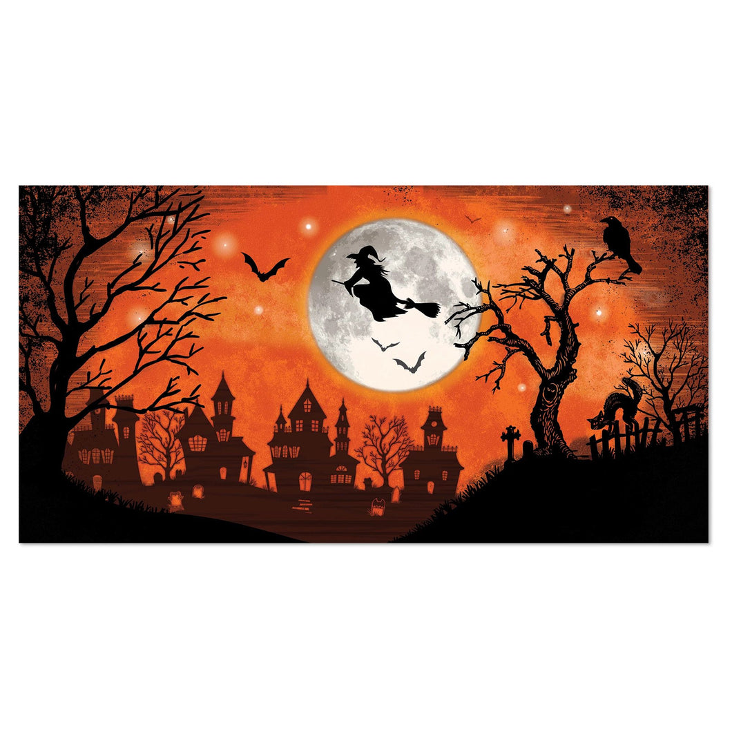 Classic Orange & Black Halloween Witch Scene Setters® Add On