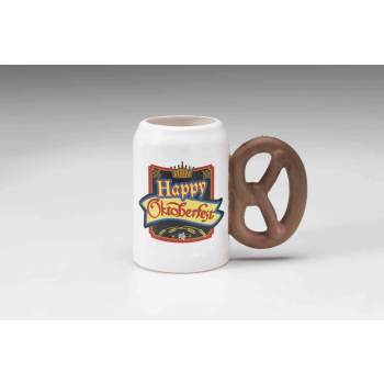 Oktoberfest Mug with Pretzel Handle