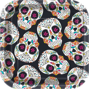 Skull Day of the Dead Tableware Pattern