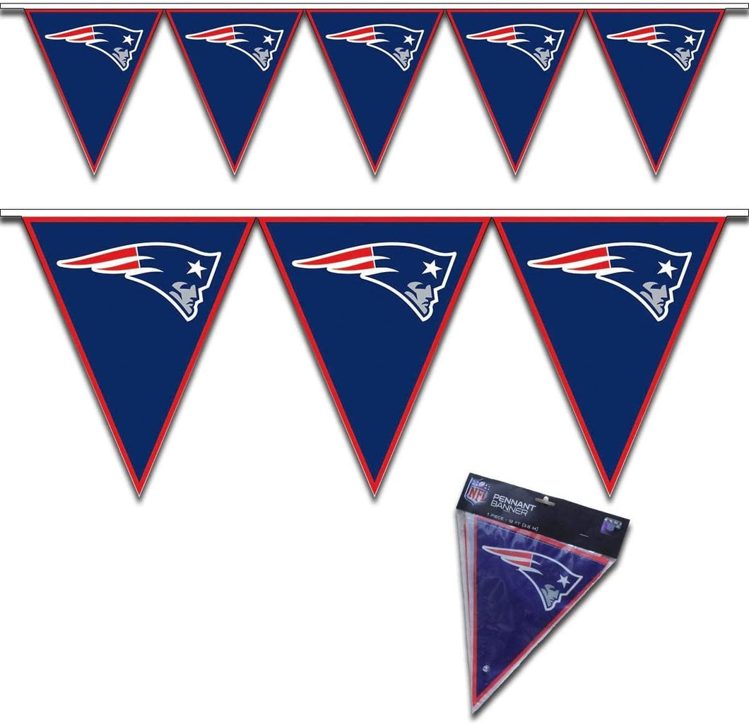 New England Patriots Pennant Banner