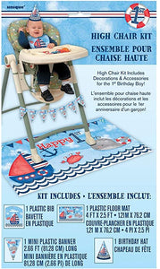 Nautical First Birthday High Chair Kit