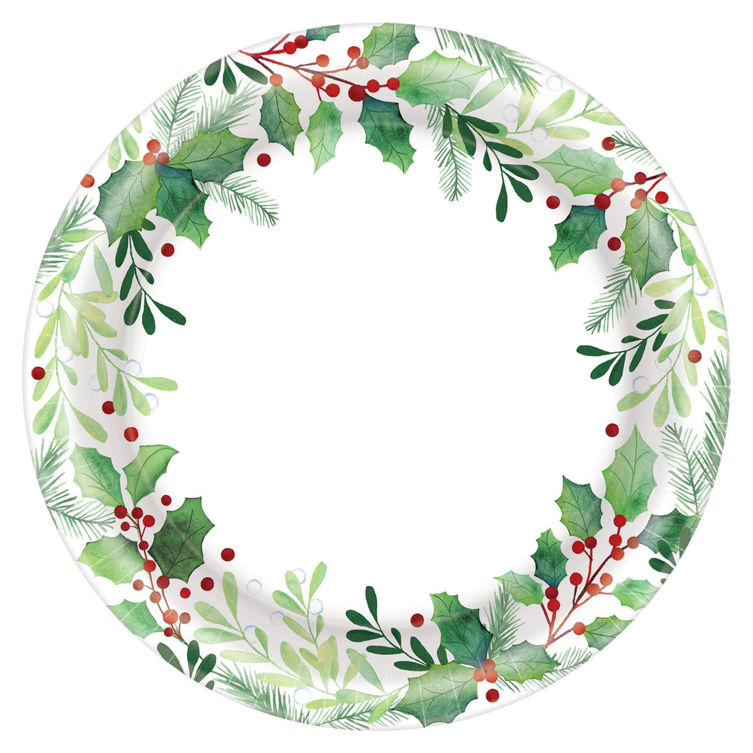 Traditional Holly Plates, 10