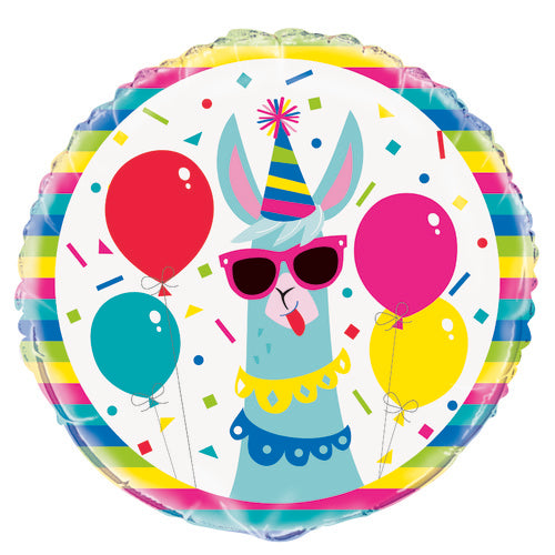 18" Llama Party Balloon