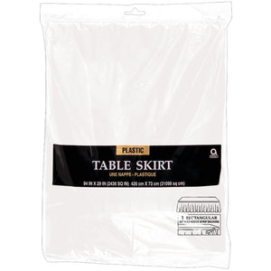 Plastic Table Skirt