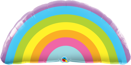 Supershape Radiant Rainbow Balloon