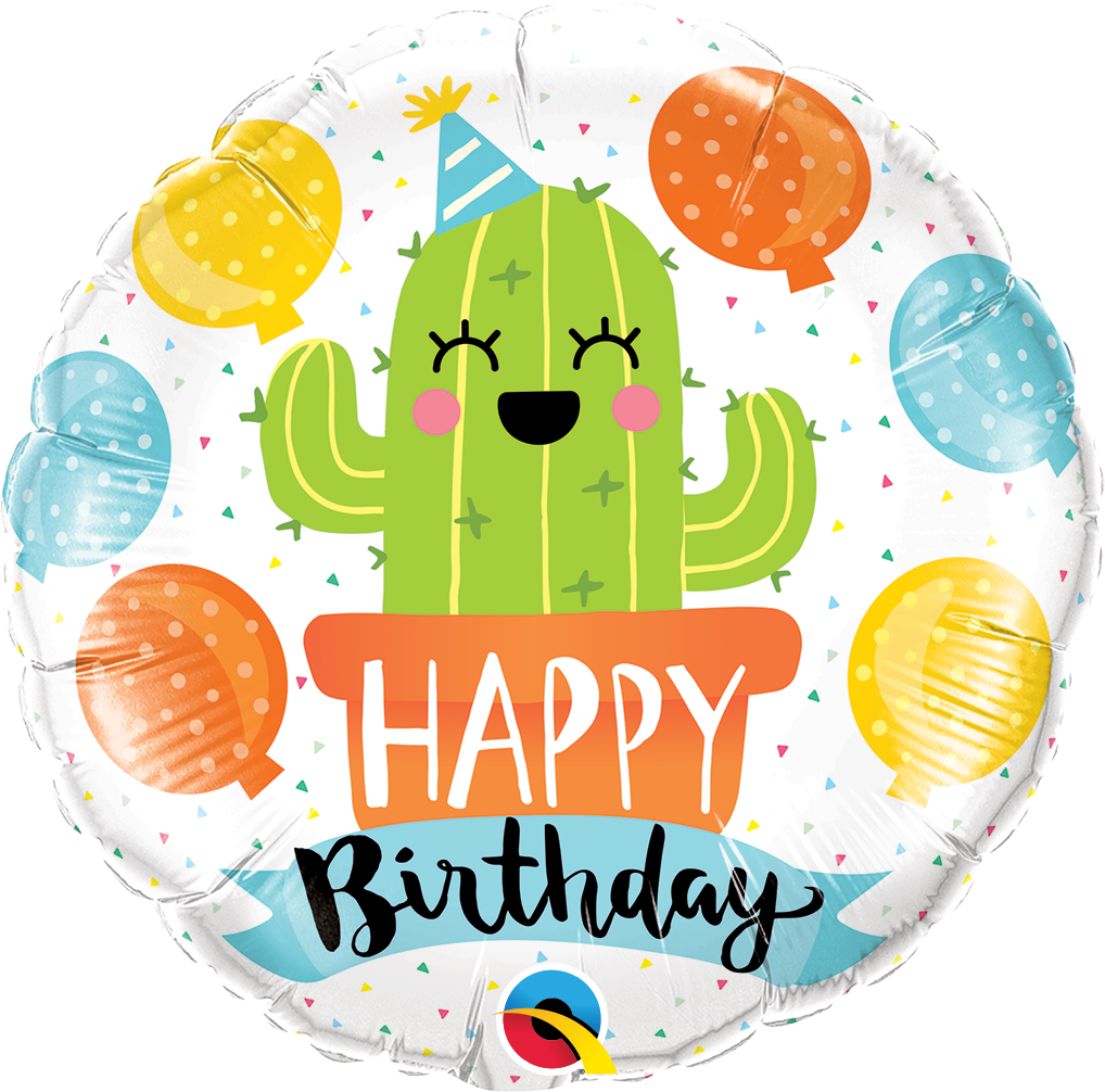 18" Birthday Party Cactus Balloon