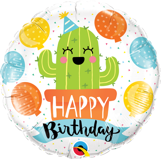 18" Birthday Party Cactus Balloon