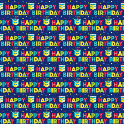 Peppy Birthday Gift Wrap 30