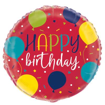 18" Balloon Party Birthday Balloon