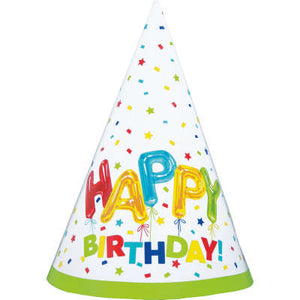 Happy Birthday Balloon Party Hats