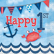 Load image into Gallery viewer, Nautical First Birthday Tableware
