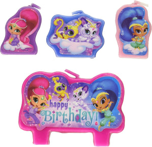 Shimmer and Shine Birthday Candle Set