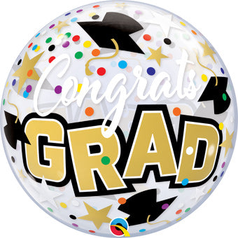 Bubble Graduation Balloon Congrats Grad