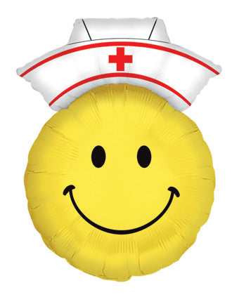 Supershape Nurse Smiley Balloon