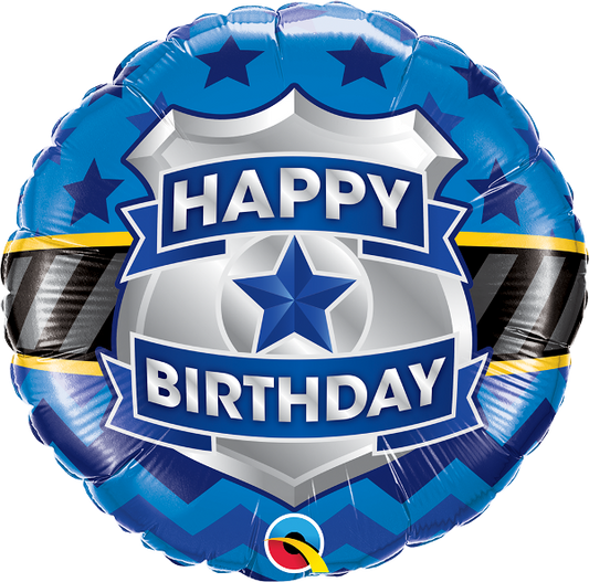 Badge Birthday Balloon