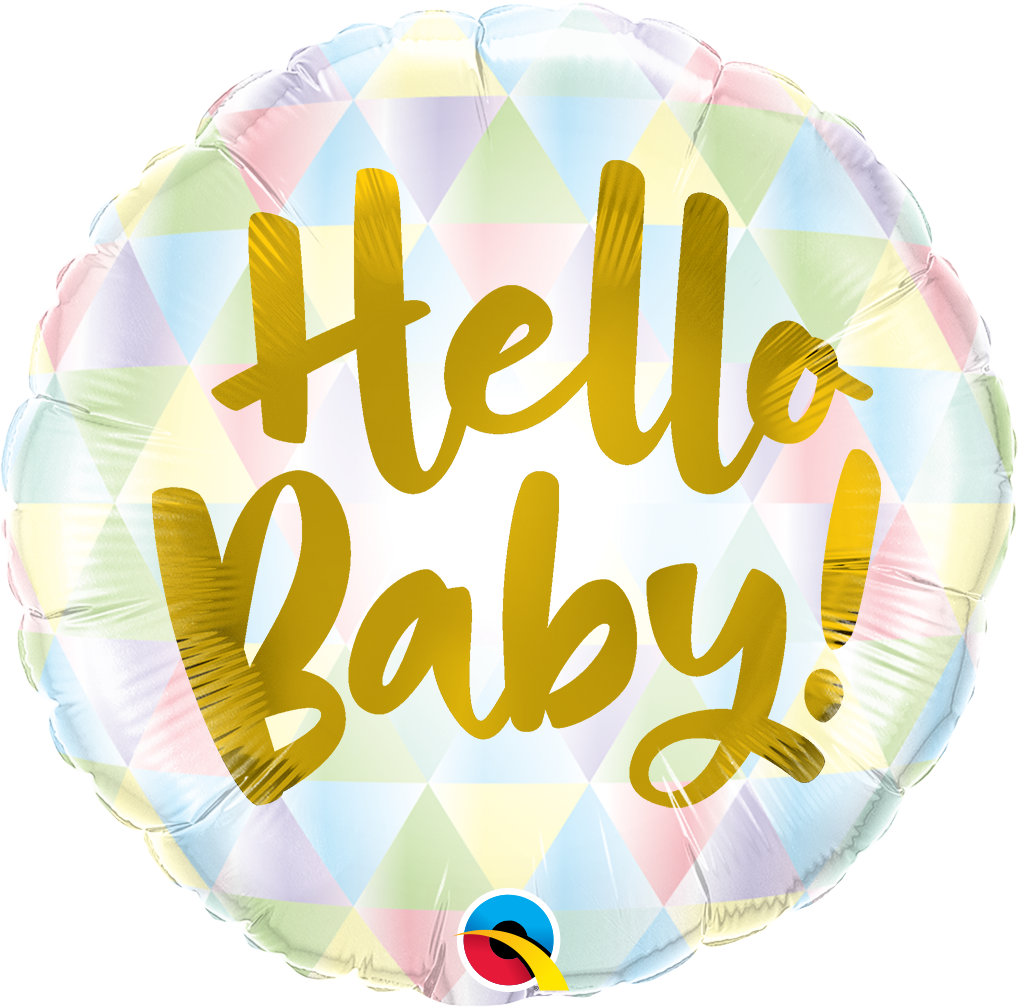 18" Hello Baby! Balloon