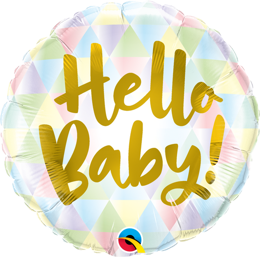 18" Hello Baby! Balloon