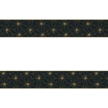Load image into Gallery viewer, Black &amp; Gold Spider Web Paper Goods Pattern

