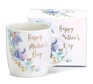 Happy Mother's Day Purple Floral Mug