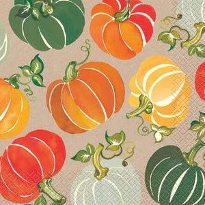 Colorful Pumpkins Paper Goods Pattern