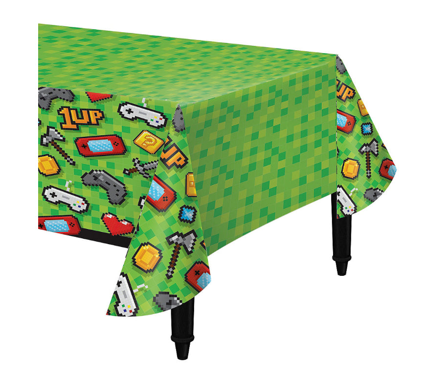 Game On Plastic Table Cover