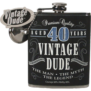 Vintage Dude Flask