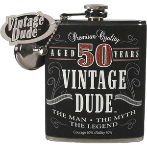 Vintage Dude Flask