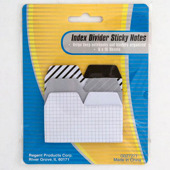 Sticky Note Index Dividers
