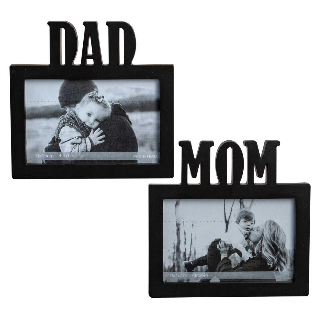 Photo Frame Mom/Dad Black 4X6