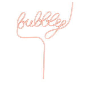 "Bubbly" Straw