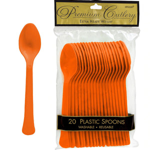 Premium Plastic Spoons 20ct