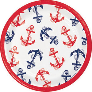 Nautical Anchor Tableware Pattern
