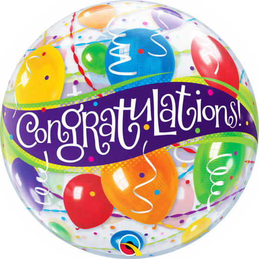 Bubble Balloon: Congratulations