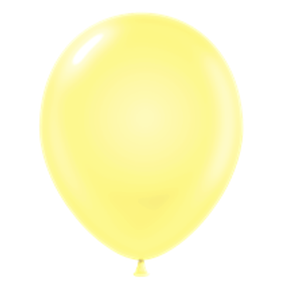 Pearl Yellow Latex Balloons - 100 ct.