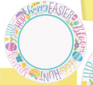 Hoppy Easter Paper Dessert Plates