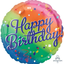 Load image into Gallery viewer, Birthday Rainbow 18&quot; Mylar
