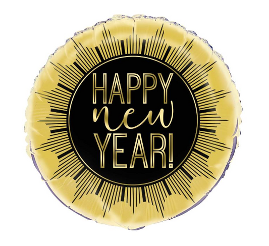 18" Roaring New Years Mylar