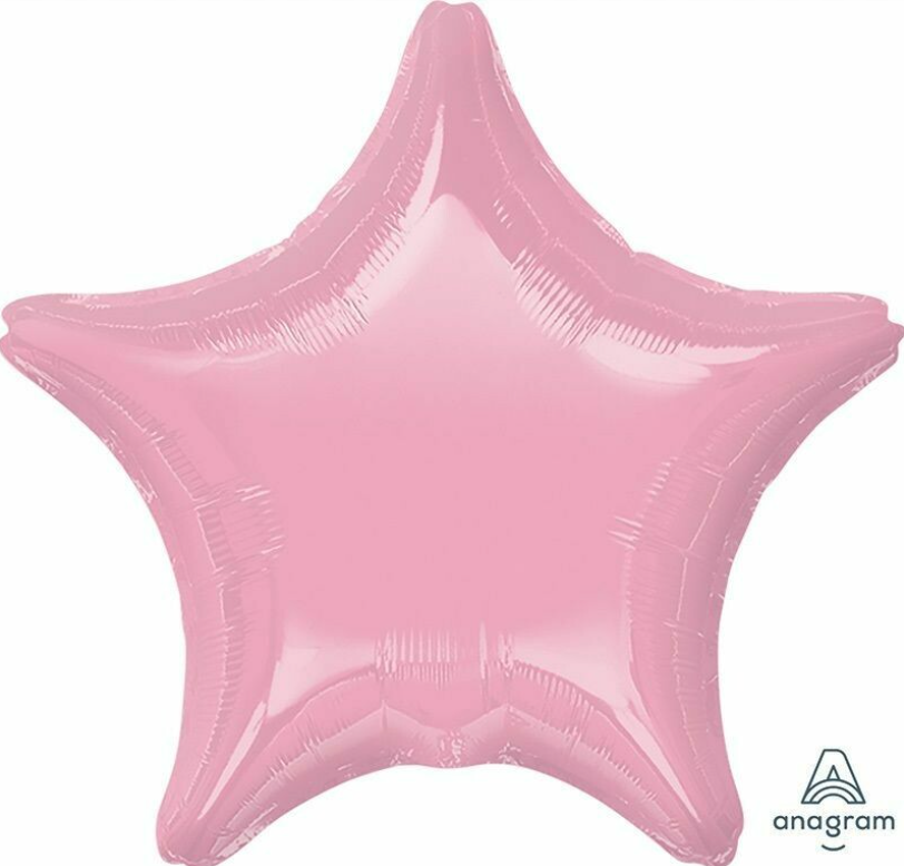 18" Pink Star Mylar