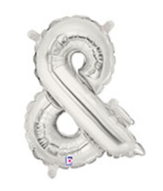 Supershape Mylar Letters - Silver