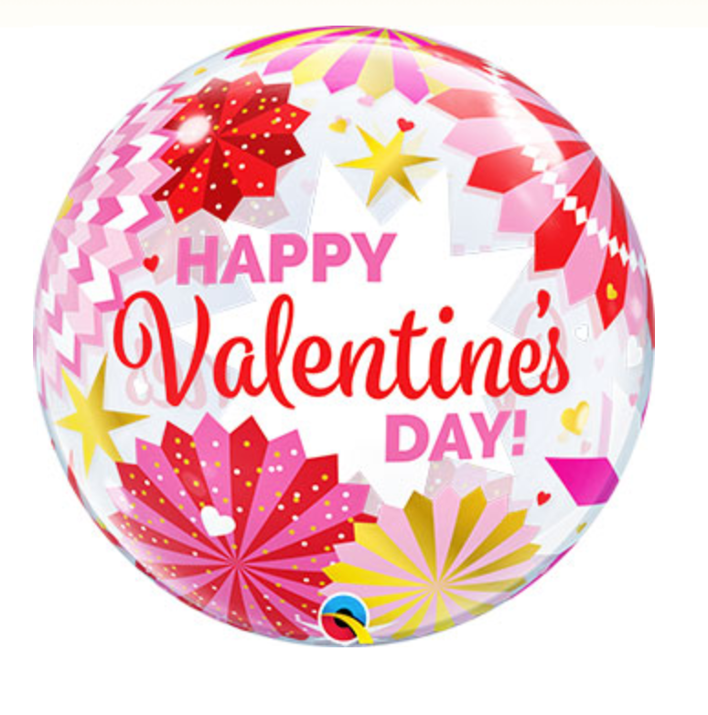 Bubble Balloon: Valentine Paper Fans