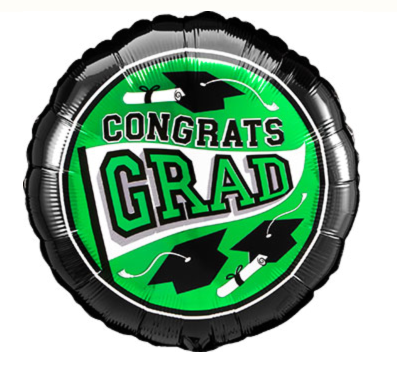 18" Grad Mylar - Green