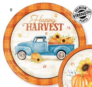 Harvest Trucks Papergoods Pattern