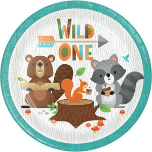Wild One Woodland Animals Tableware